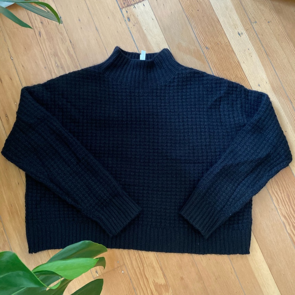 Cashmere Mock Neck Sweater